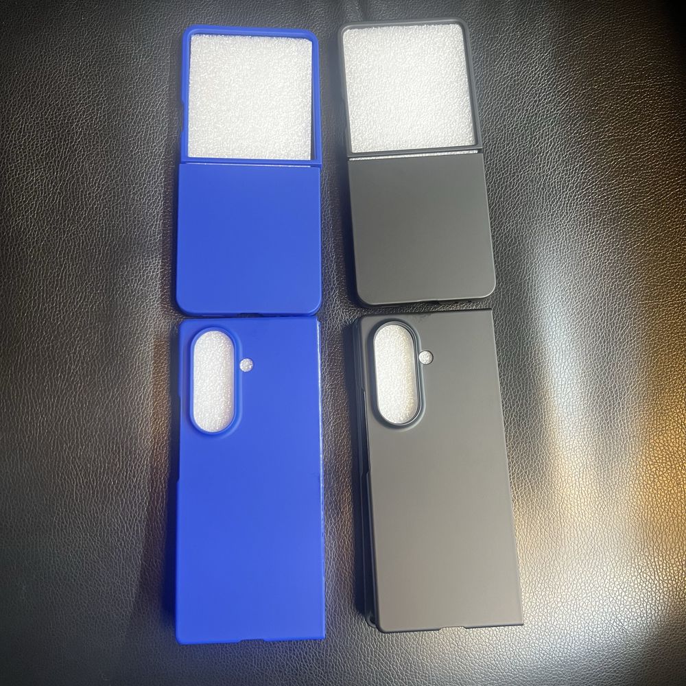 Калъф за SAMSUNG Z Fold 7, Z Flip 7 TPU Case, Син, Черен