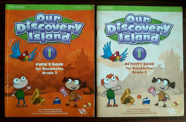 Учебники английского языка Our discovery island 2 класс все за 2000 тг
