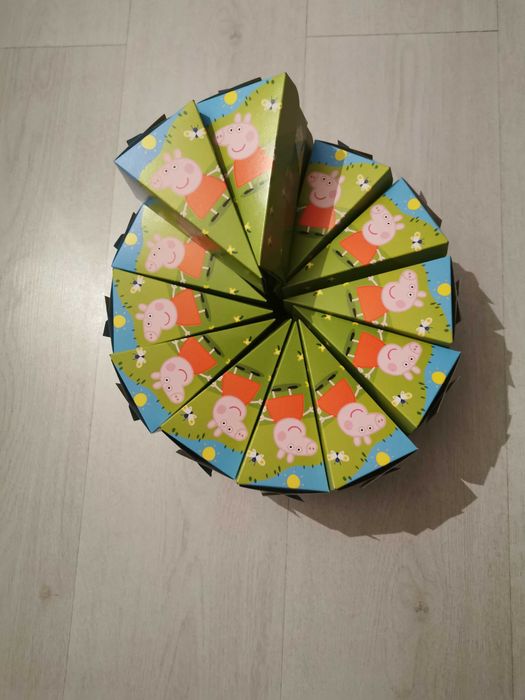 Картонена торта,  брой парчета