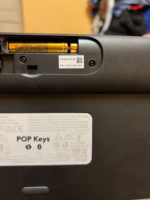 Tastatura mecanică Wireless Logi POP Keys Emoji, Blast Yellow