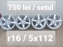 Jante aluminiu r16 / Vw Audi Skoda Seat / 5x112