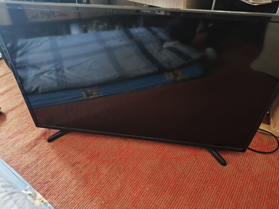 43 tv не смарт в отличном состоянии + тюнер тв