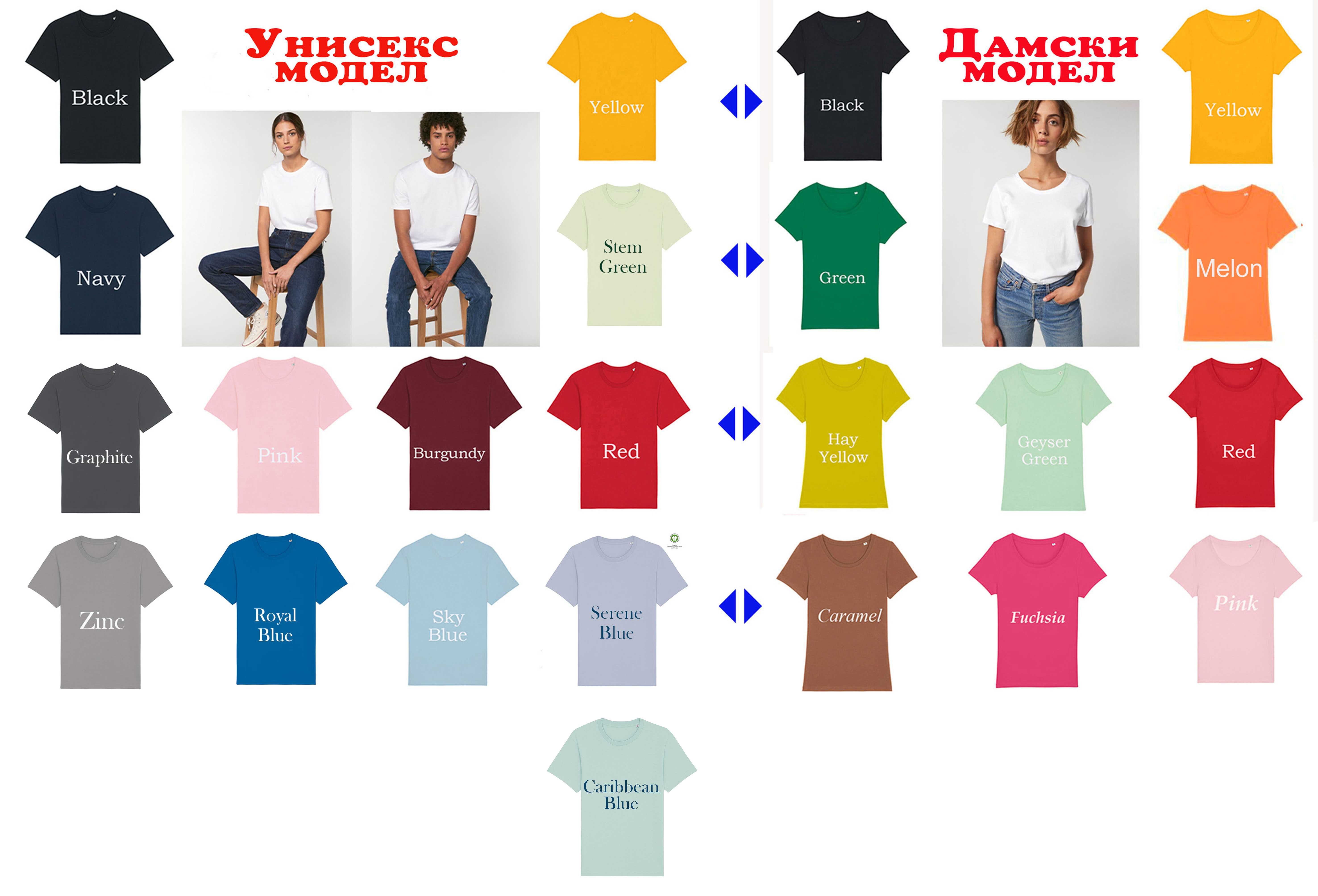 Еднавки тениски Мама и Дете, Тениски за Майка и Син/Дъщеря