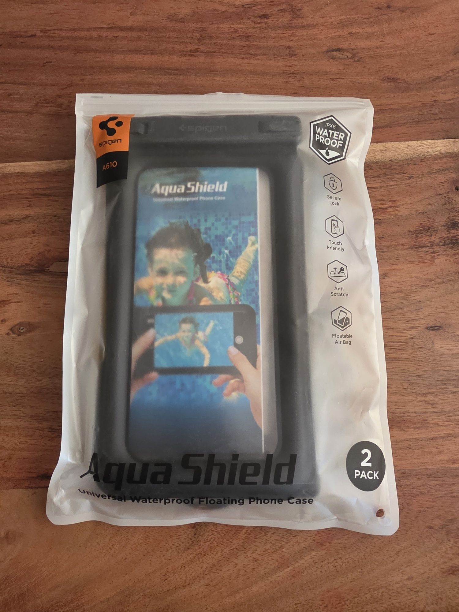 Aqua Shield A610 Universal Waterproof Floating Case IPX8 (2 × pack)