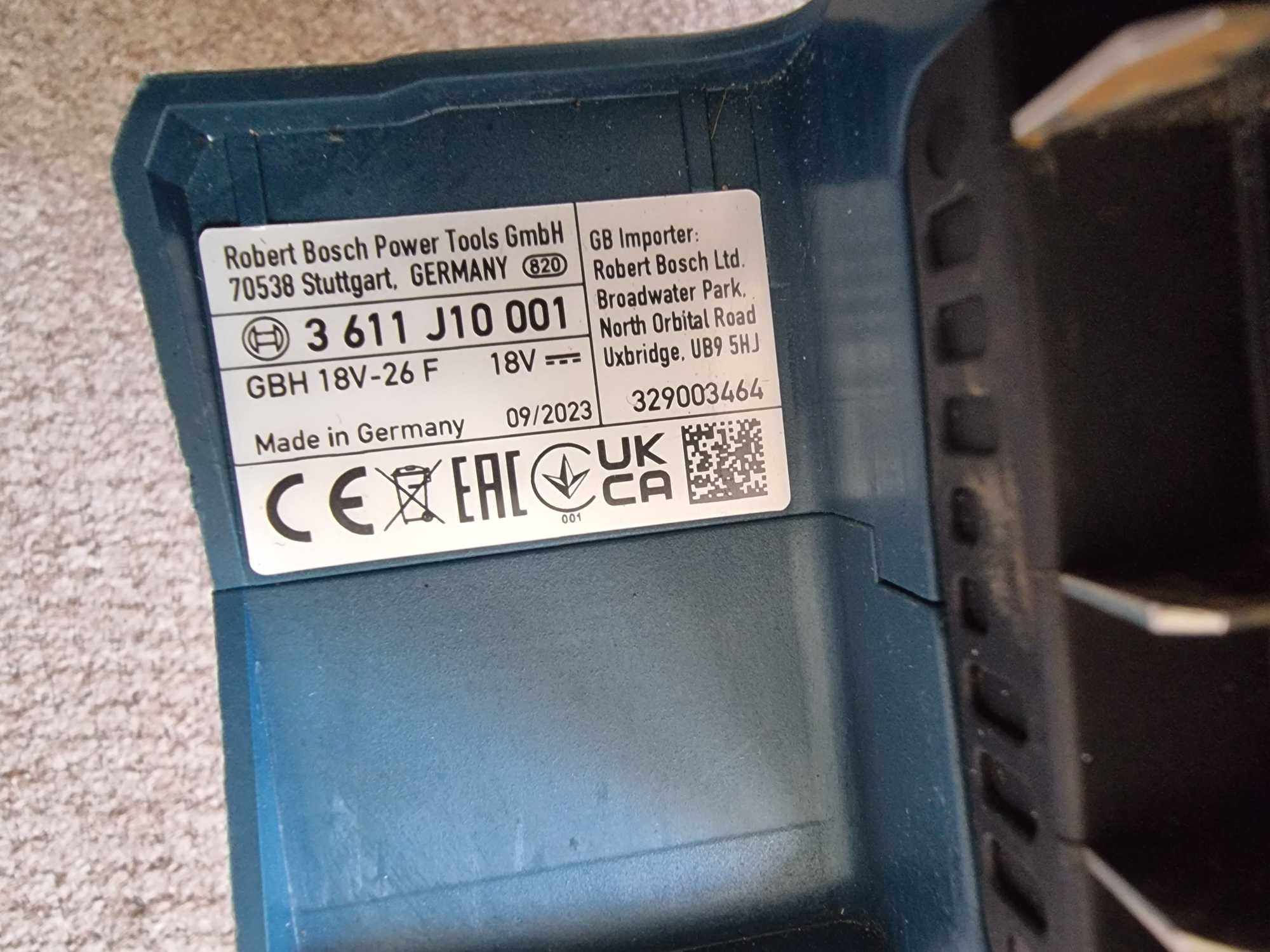 Безчетков перфоратор Bosch GBH 18V 26 F