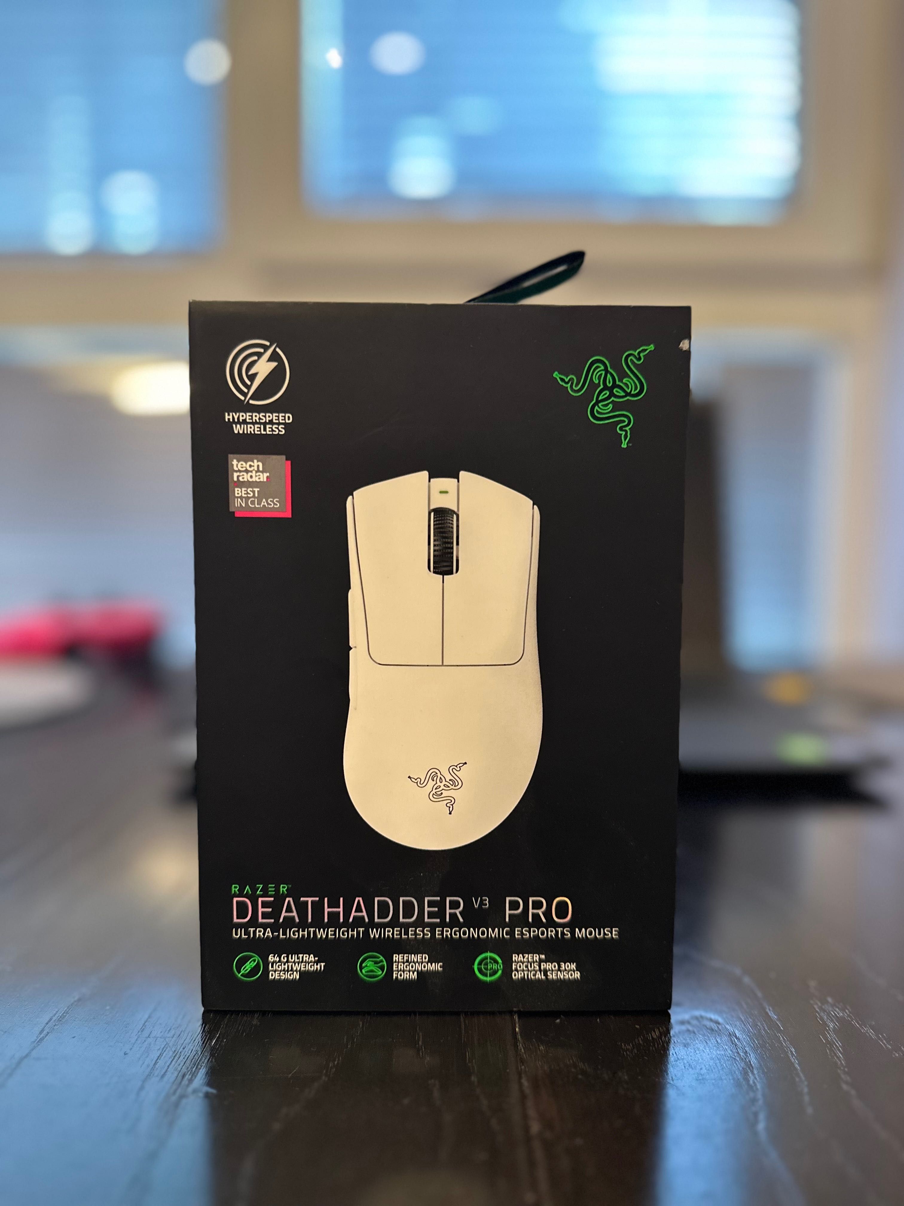 Мишка Razer Deathadder V3 PRO WIRELESS + Hyperpolling 8K dongle