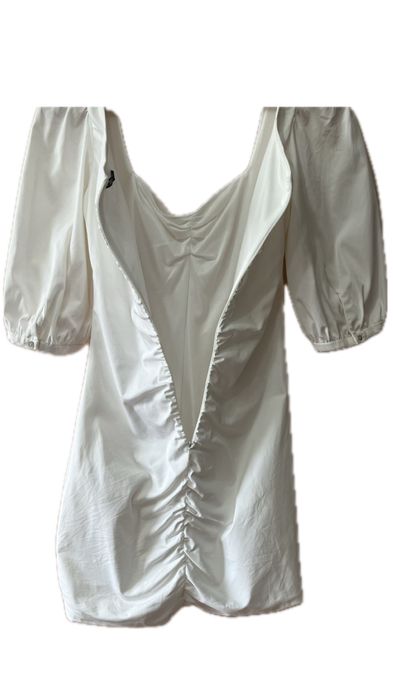 Rochie albă scurtă - Zara - Purtată o singură dată - Fără defecte- XS