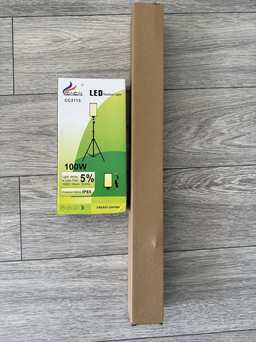 Lampă LED 100W pe stativ 2m , DC 12V – pescuit, grătar, reparații