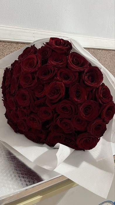 Роза свежая 51 штук