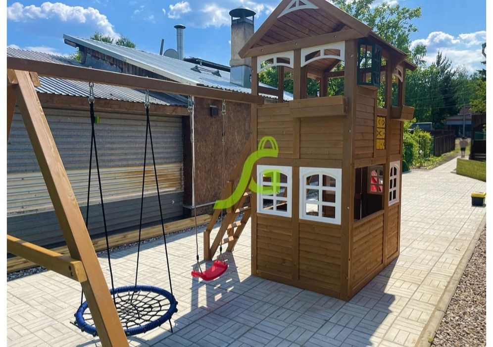 Разные виды детских игровых площадок