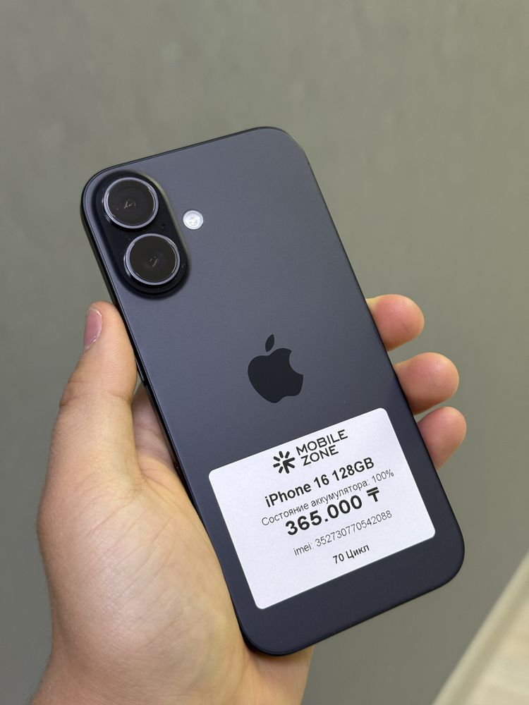 iPhone 16 128 GB АКБ 100% | Mobile Zone