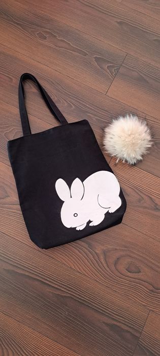 Нова текстилна чанта Заек