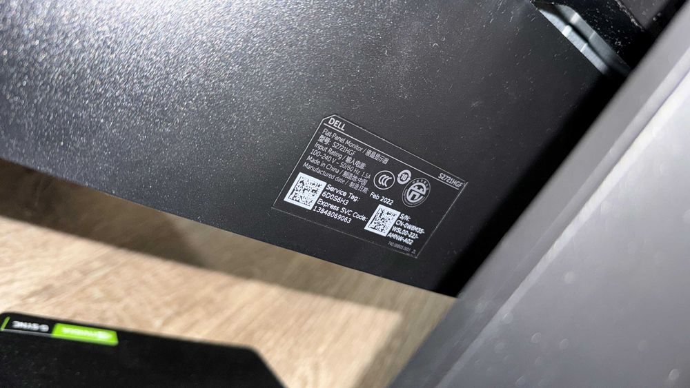 Monitor de gaming Dell - S2721HGFA, 27'', FHD, 144Hz, 1ms, FreeSync