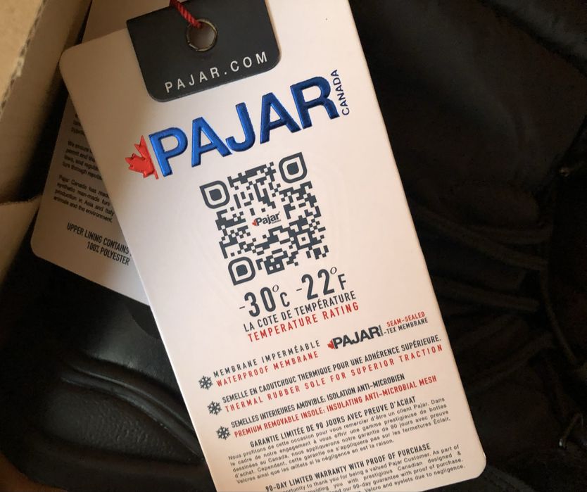 PAJAR De-Ice Winter Boot ОРИГИНАЛНИ дамски апрески - 38/24см