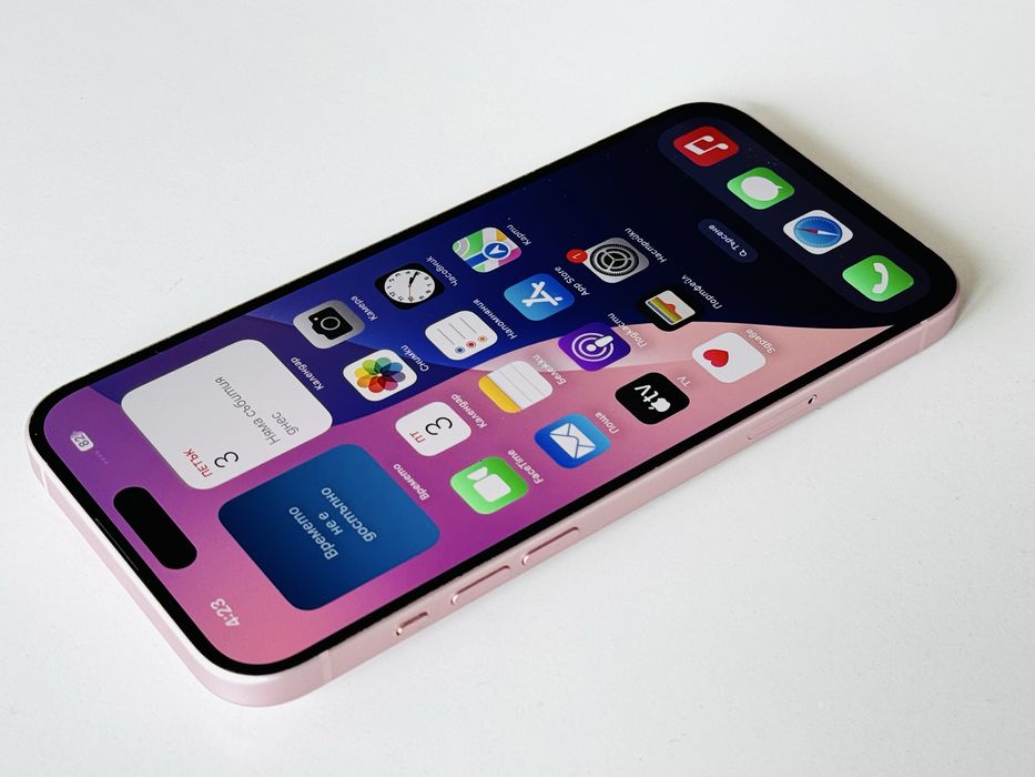 Iphone 15 Plus 128GB Pink Отличен! Гаранция 6 месеца