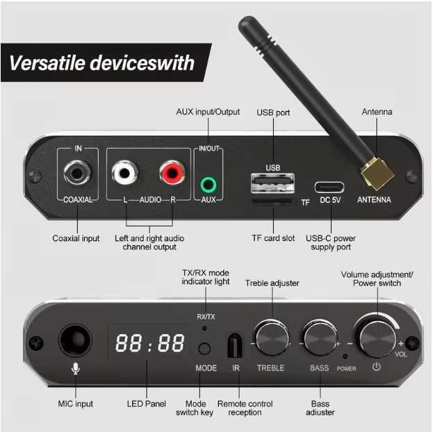 GTMEDIA A6 Безжичен Аудио Предавател