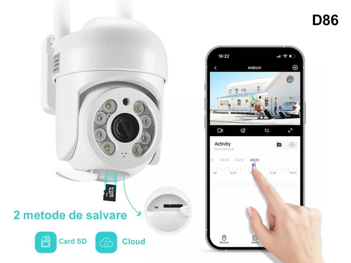 WIFI Cameră Supraveghere Rotativa Video 360 Fără Fir iCsee CCTV