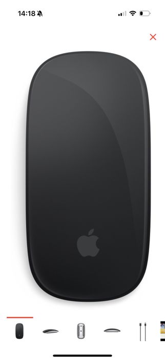 Мышь Apple Magic Mouse 2 (USB-C) черный