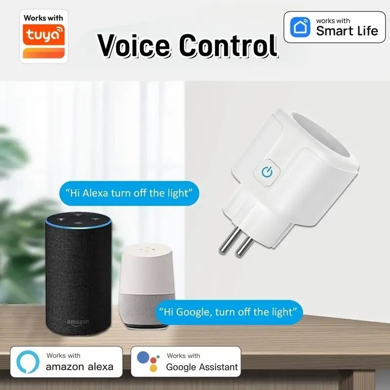 Смарт WiFi контакт 16A щепсел