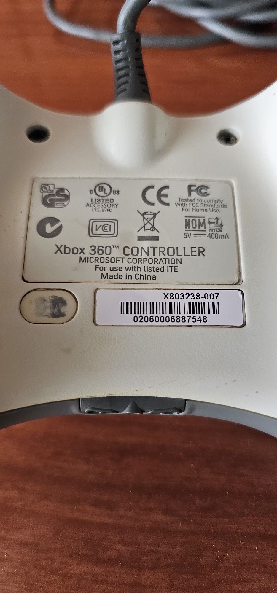 Vand maneta Xbox 360 controller