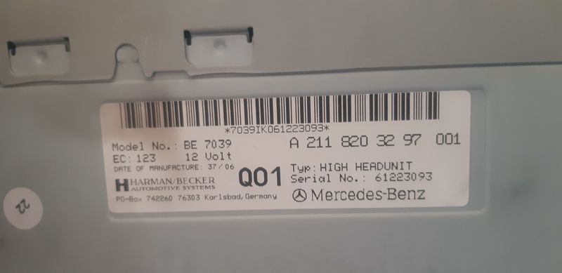 Навигация за Мерцедес Е класа  CLS W211, W219