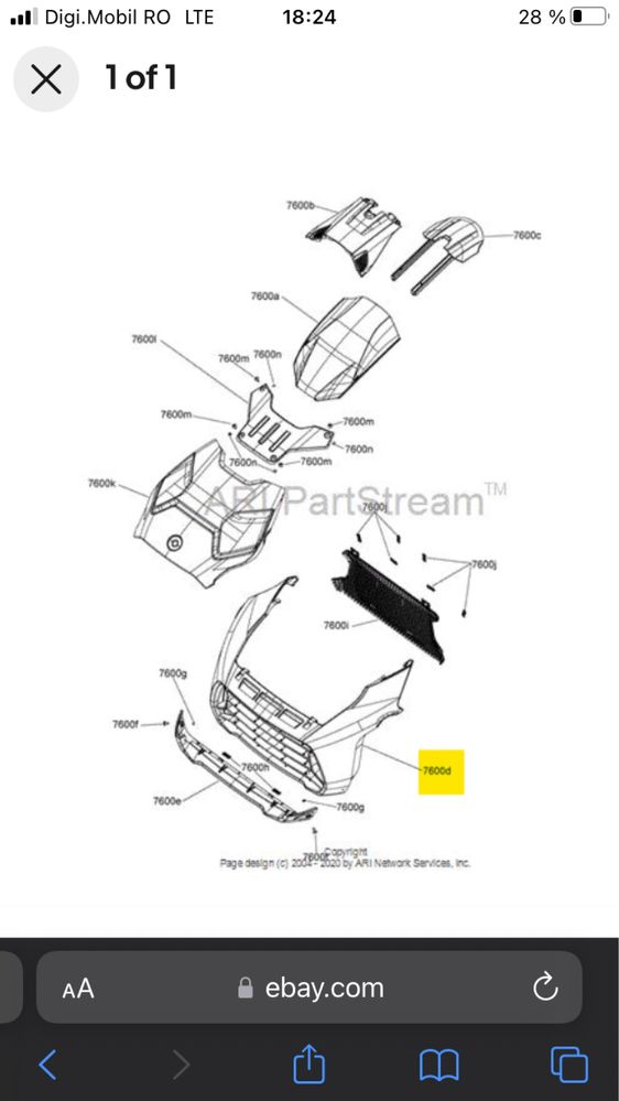 Masca protectie radiator Can Am Ryker