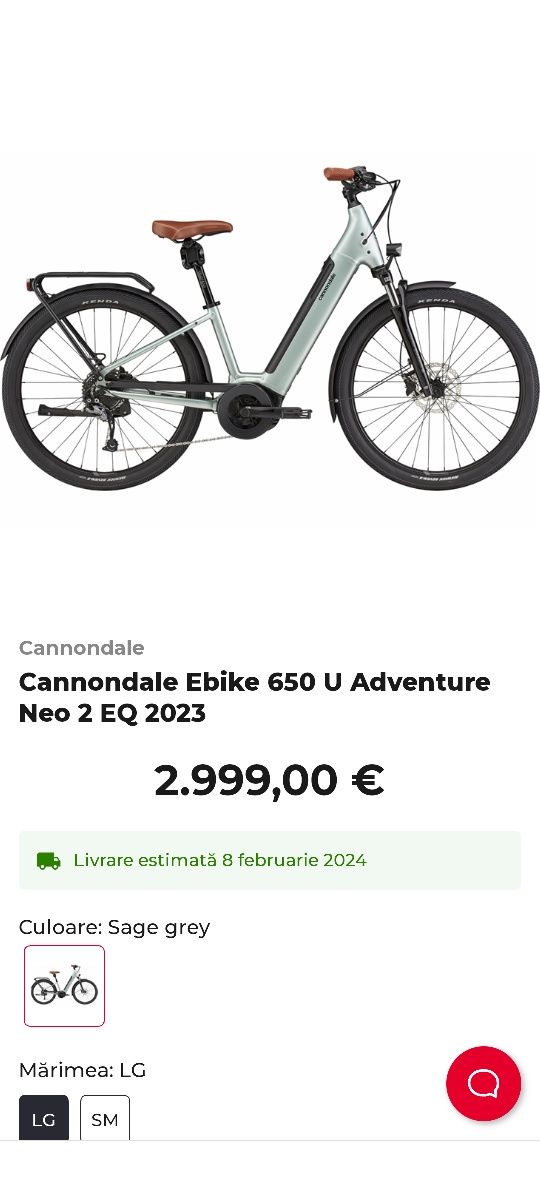 Bicicleta cannondale 650u adveture