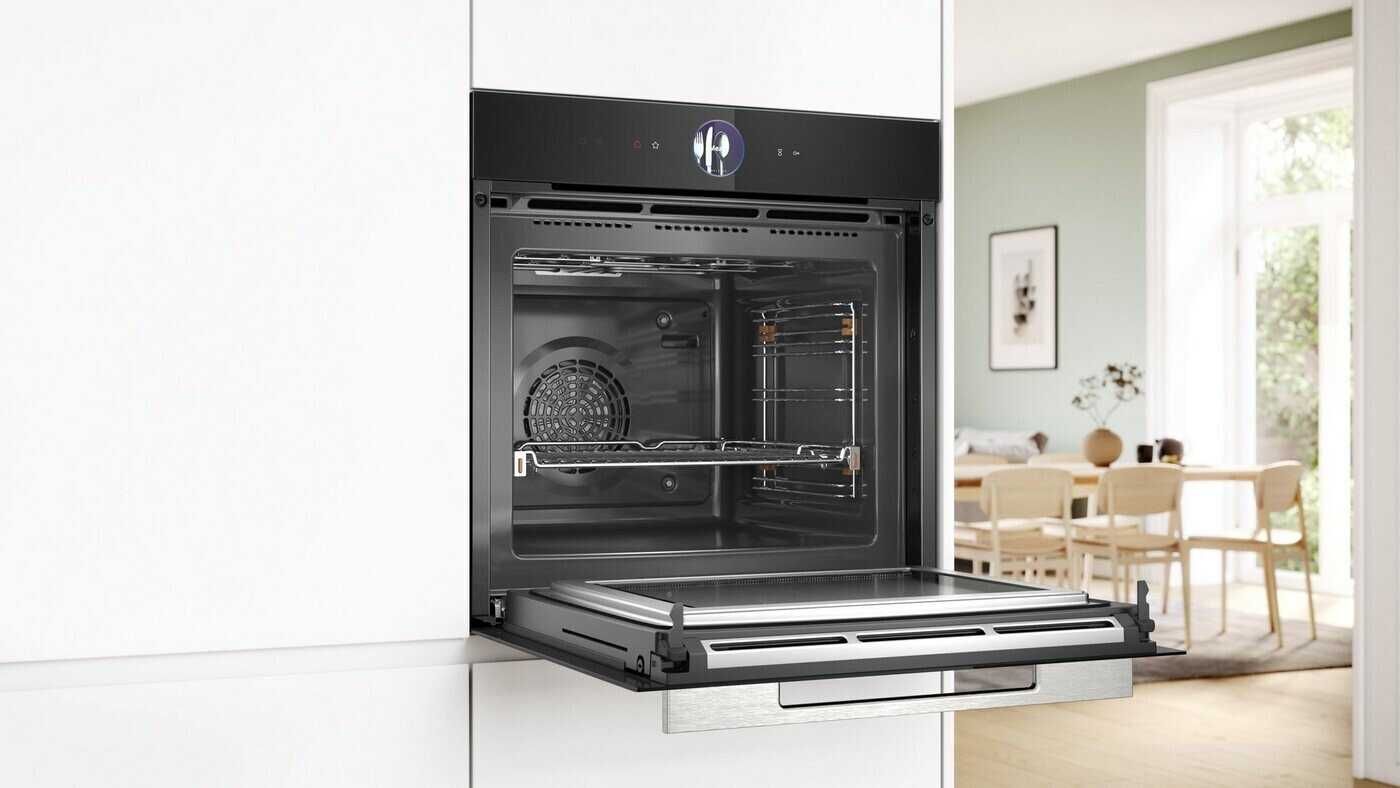 Фурна за вграждане BOSCH HMG776NB1 с микровълнова