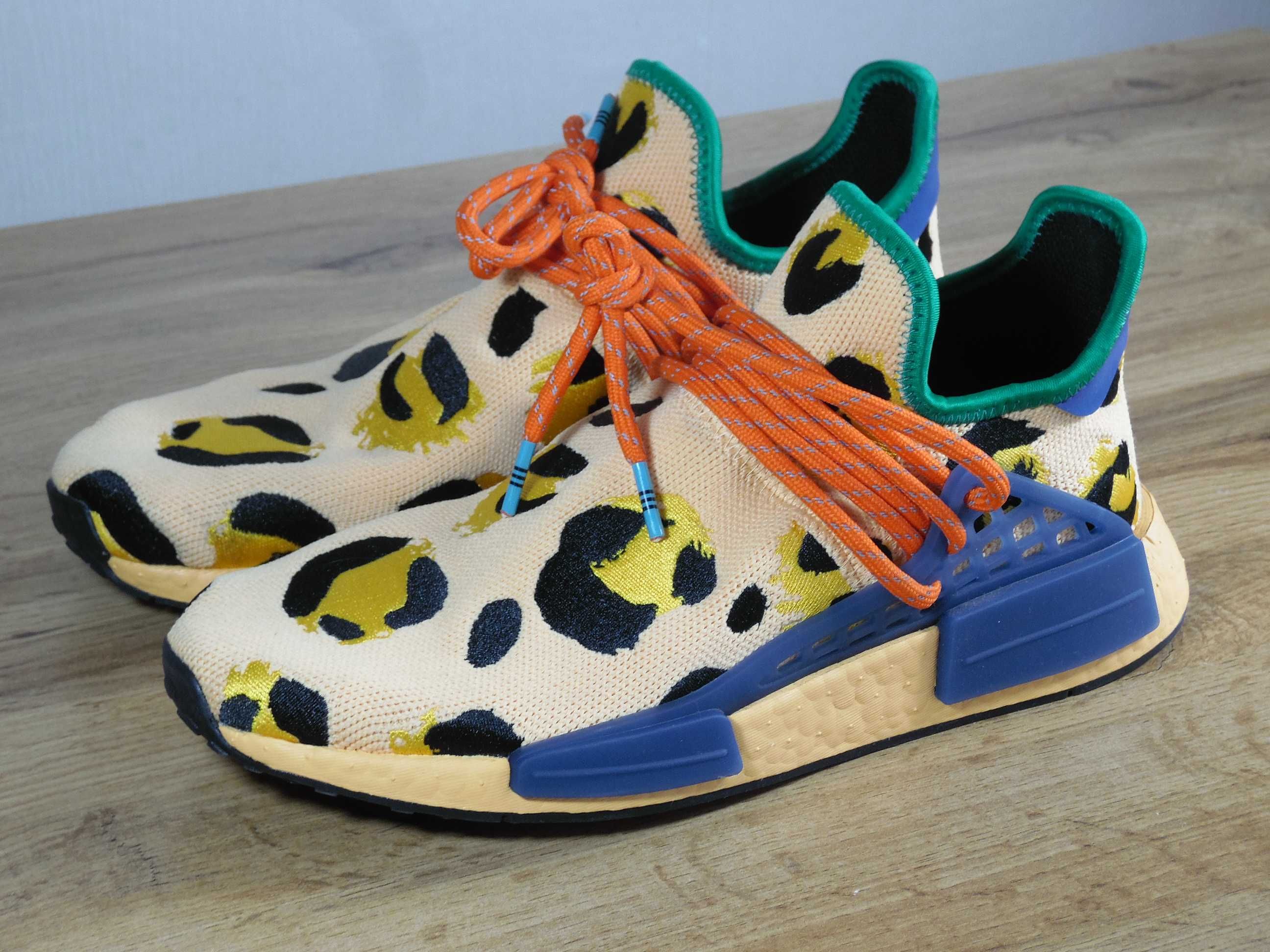 Нови! Pharrell x Аdidas "Animal Print Amber" - 40,5 номер Оригинални!