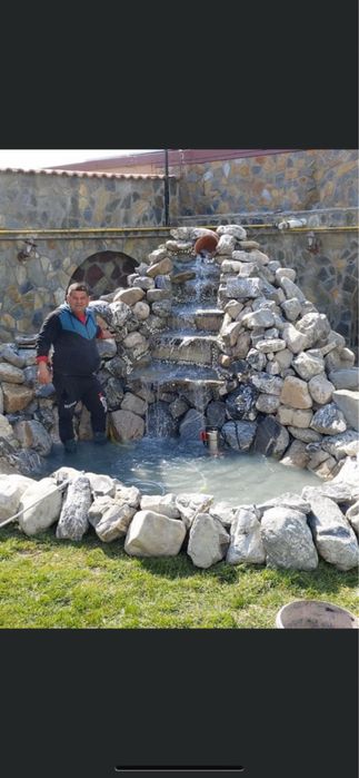 Cascade din piatra naturalq de calitate superioara