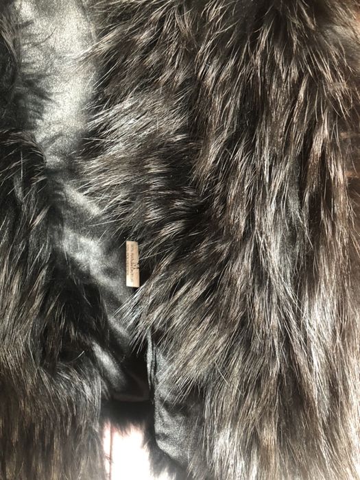 Vestă scurtă din Blană naturală raton