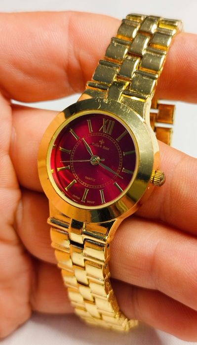 Ceas de damă Belle & Rose cu quartz, curea si carcasa din otel inox