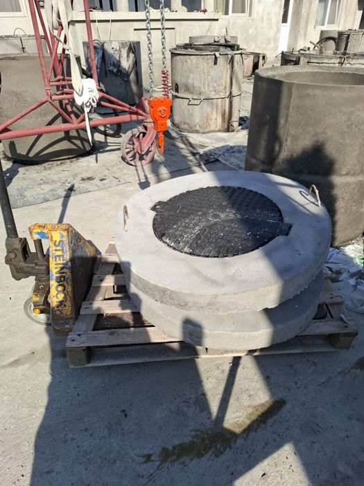 Tuburi din beton și capace armate