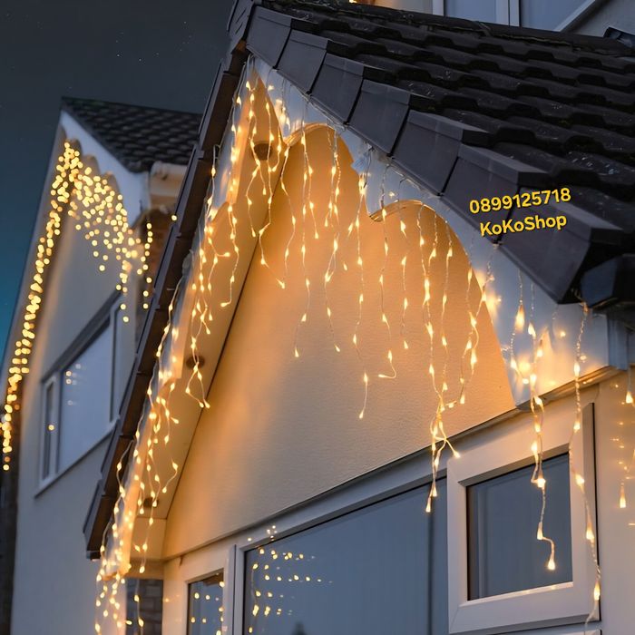 Лампички за коледна украса-3 метра,топло бяло/LED лампички за украса