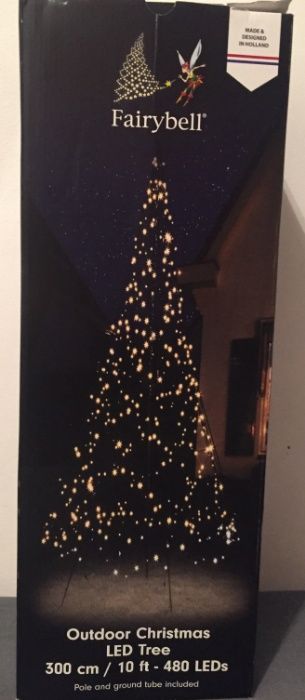 Vind Brad de Craciun din PVC 300 cm