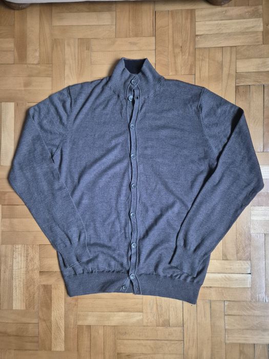 Cardigan Belmonte Premium, bumbac, lână şi elastan, Bărbaţi - L