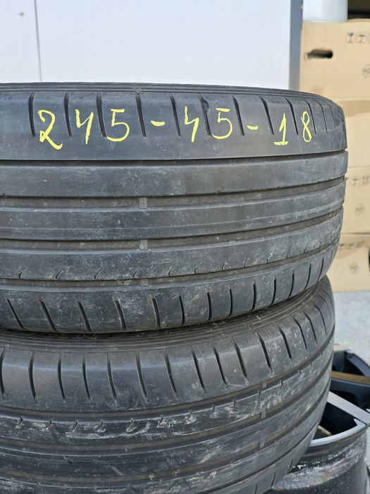 2 Броя Гуми 245/45/18 Dunlop RunFlat