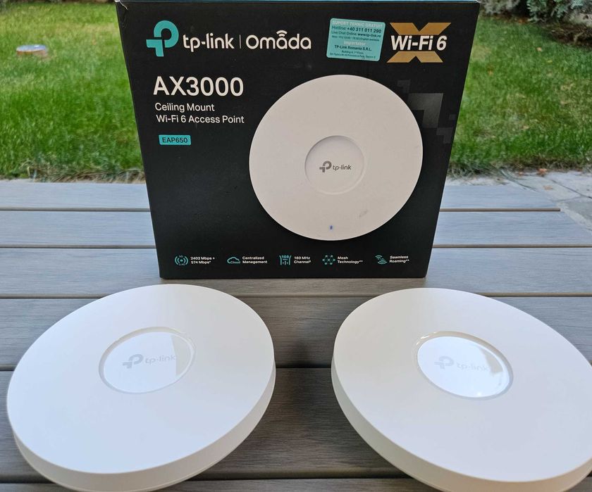 2x Omada TP-Link AX3000 EAP650 WiFi6 AP