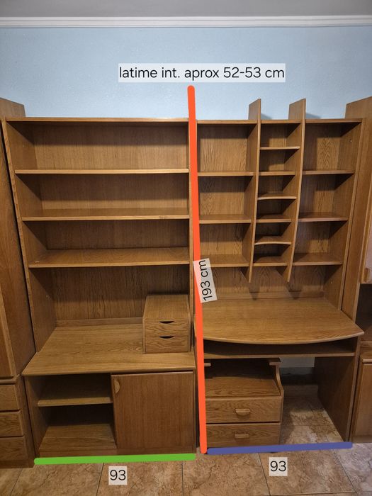 Set mobilier modular ( dormitor , studio)