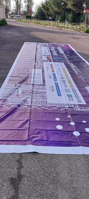 Б/У Баннер хар хил размерда бор Брезент Тент Тарпаулин Оптом ва Донага