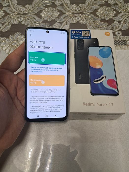 Xiaomi Redmi Note 11 4+4/64GB Blue Igravoy Karobka Sastayani Ideal Zor