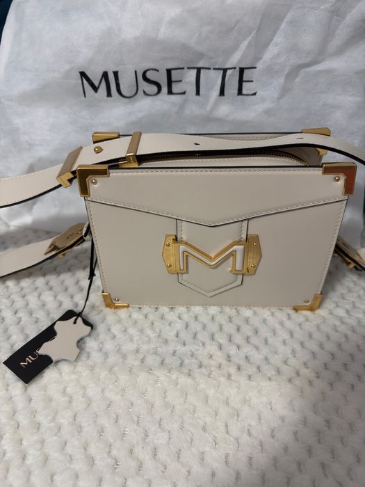 Geanta Musette Queen Victoria Ivoire