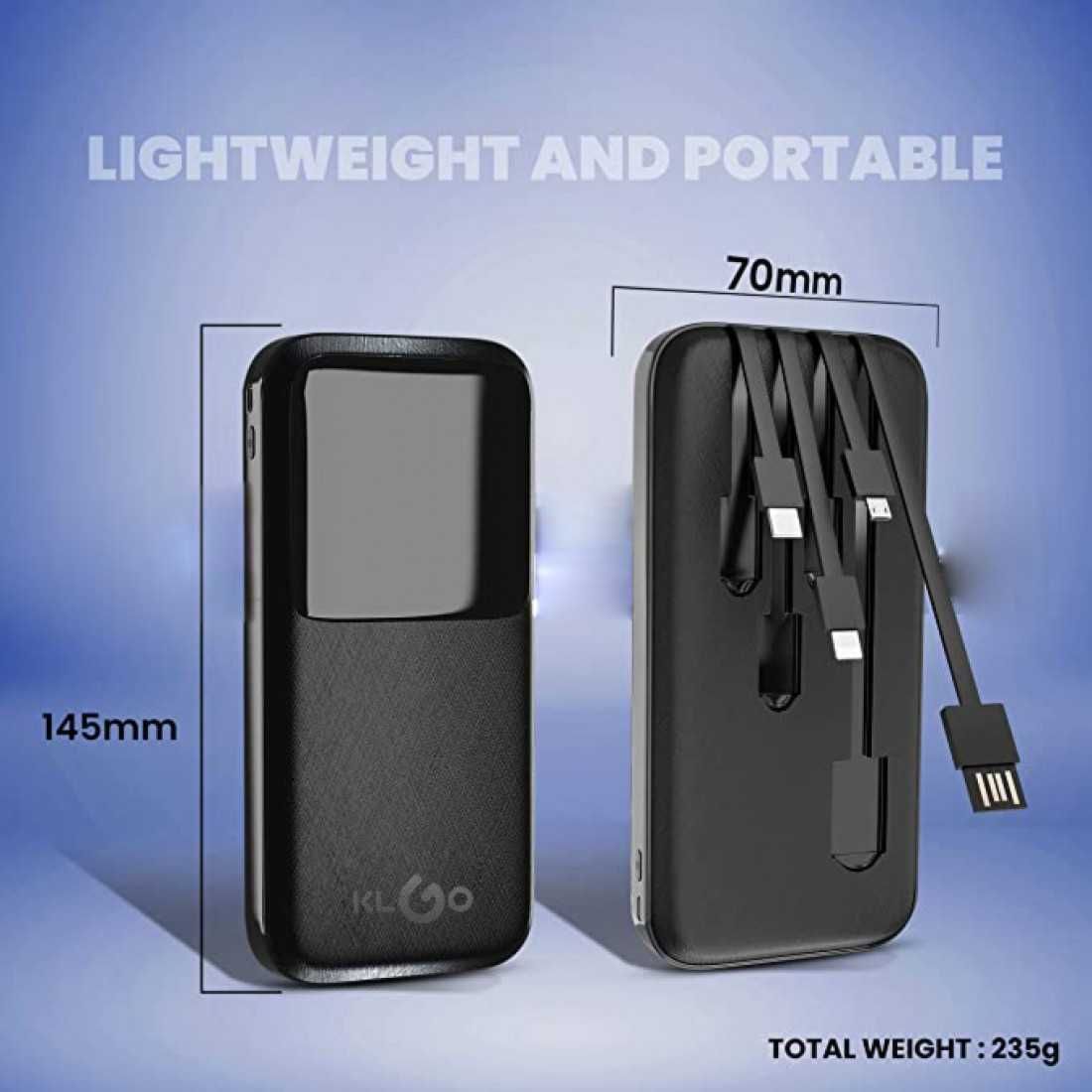 Power bank 4 in 1, преносима батерия Premium серия