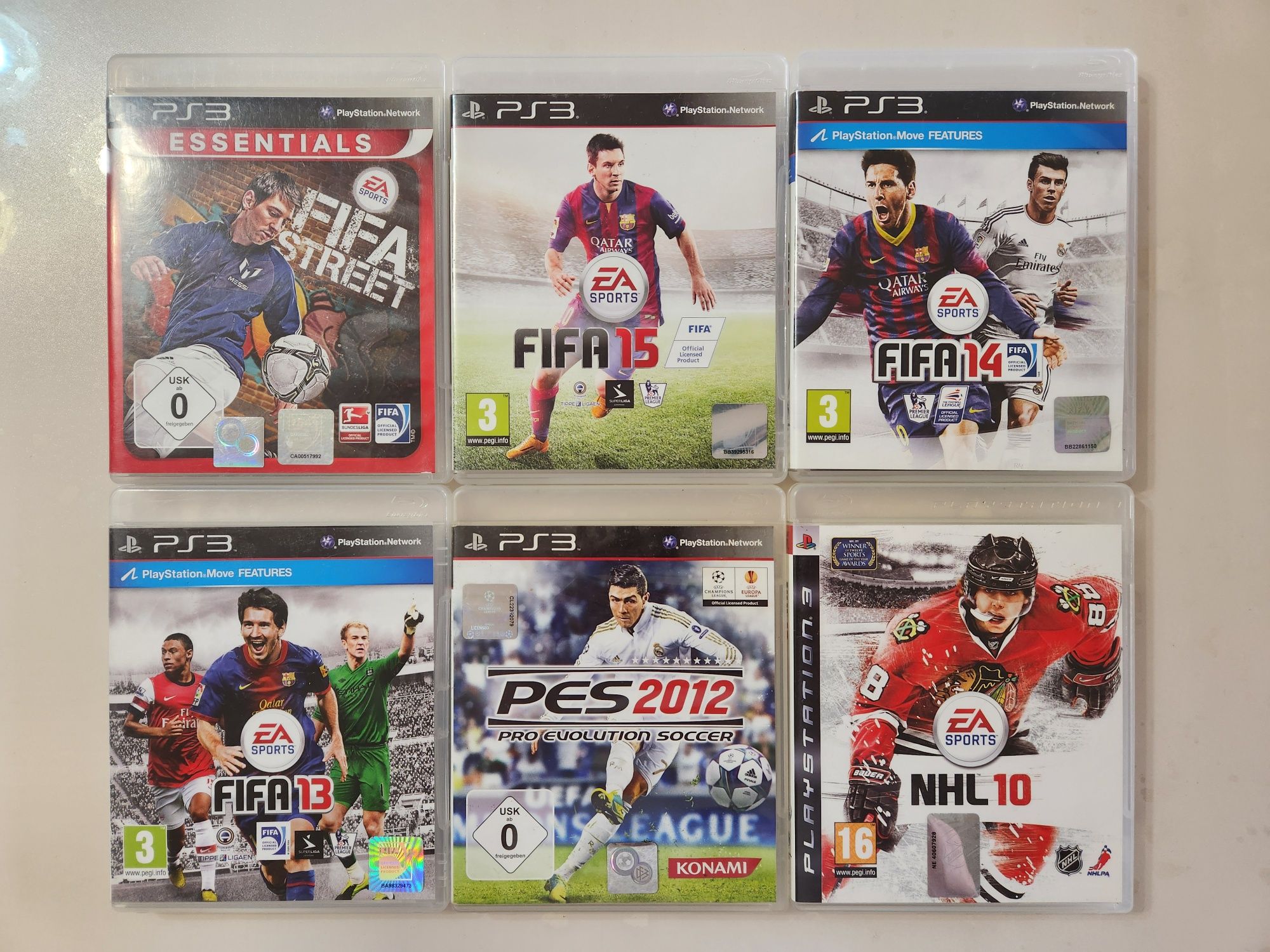 Jocuri pt. PlayStation 3 (PS3) - Fifa Street, 15,14,13, PES 12, NHL 10