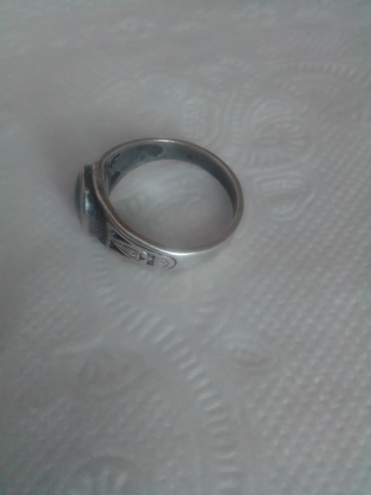 Мужское  кольцо серебро 925