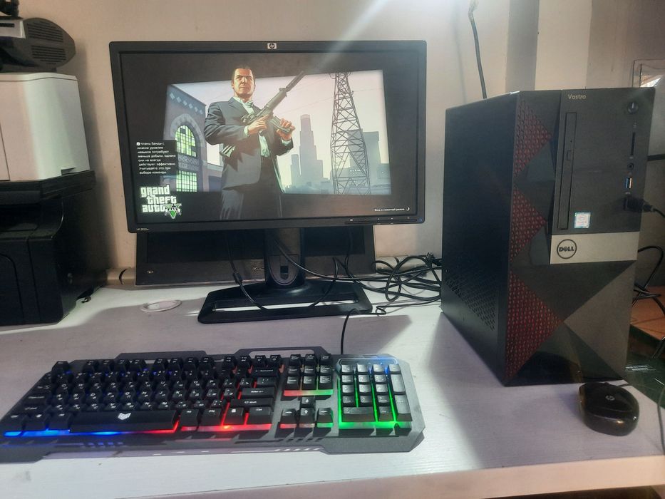 Игровой Компьютeр С игрыми, Полный комплек core i5 озу 12 гб