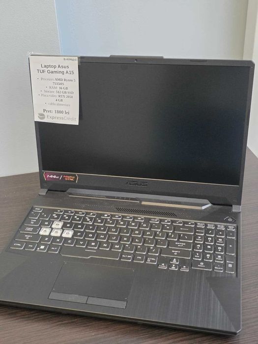Asus Tuf Gaming A15 [Ag45 B.4590] - Garantie 2 ani