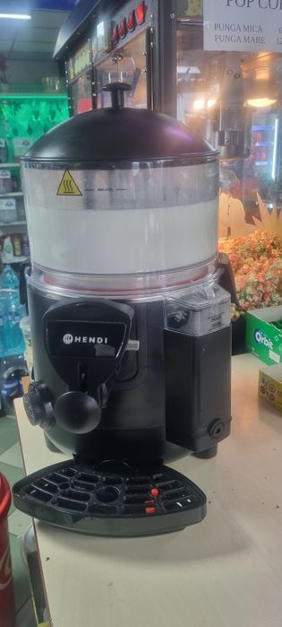 Aparat de făcut pop corn și dispenser ciocolată caldă