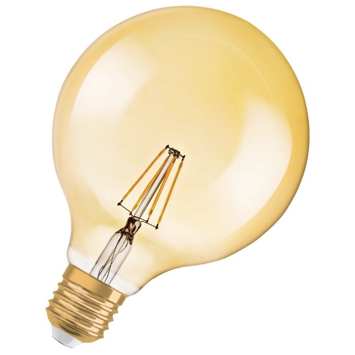 Крушка LED Osram Vintage 1906 Globe125, E27, 7 W (55 W) Топла Светлина