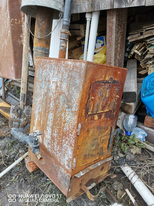 Продаю печку на угле с водяной рубашкой